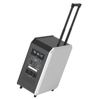 Générateur de secours pour voiture CXS Solar 2000W avec batterie LiFePO4, écran LCD, protection IP21, énergie d'urgence
