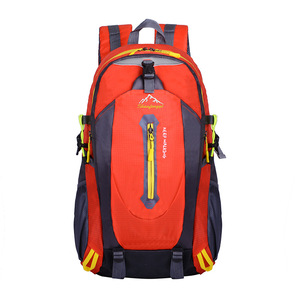 Unisex 40L Classic Outdoor Hiking <b>Backpack</b> <b>Waterproof</b> Polyester Lining Zipper Closure for Cycling Sports School Casual Travel - Product Image 1