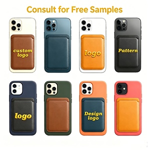 Customized logo Magnetic <strong>Phone</strong> <strong>Wallet</strong> <strong>Cases</strong> Holders PU Leather Magnet <strong>Case</strong> Card Holder <strong>Wallet</strong> for iPhone 15 18 14 Mini Pro Max - Product Image 1
