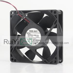 NMB kipas pendingin, konverter frekuensi tahan lama bantalan bola 9025-9CM NMB 5V 12V 48V DC 24V 0,23a AC EC wire 9CM - Product Image 4