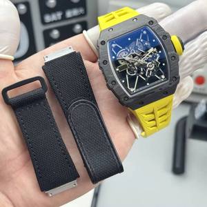 Reloj de hombre de lujo de alta gama, moderno, con forma de barril hueco 35-01, estilo hip-hop, personalizado, automático, mecánico e impermeable. - Product Image 1