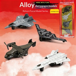 Juego de 4 Aviones de Juguete de Aleación, Modelo Jian20, Helicóptero, Avión de Combate MB310, Caja de Color - Product Image 2