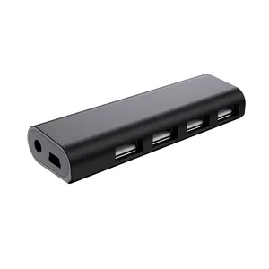 Fabriek Direct 4-poort Usb 2.0 Hub Mini Draagbare Mondharmonica Vorm Abs Materiaal 480Mbps Snelheid Kabel Type In Voorraad