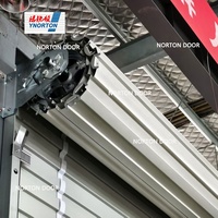 Porte enroulable d'entreposage en libre-service de taille personnalisée porte de garage à volet roulant imperméable