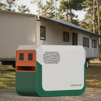 Cola Solar 3600 Plus Tragbarer Stromgenerator 2200W MPPT LiFePO4 Reine Sinuswelle Solarmodul Heim-Solarsystem Notstromversorgung