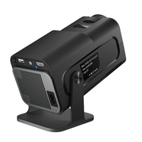 Projecteur Home Cinéma 1080P, 300 Lumens ANSI, Android 11 LED, 1500:1, compatible 4K, portable pour intérieur et extérieur