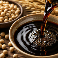 Sauce soja naturelle de première qualité, brassée naturellement |   Artisanat traditionnel non-OGM |   Certifié Halal |   1-20L en vrac, OEM, marque privée pour restaurant