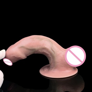 FAAK Realistic Penis <b>Dildo</b> Skin Feel Penis Strong Suction Cup Soft Silicone <b>Dildo</b> Unisex Adult Sex Toys Wholesale Factory - Product Image 4