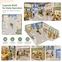 Parque Infantil Interior Modular en Venta, Diseño para Mercado, Cafetería, Calle, Cumple con la Norma EN1176, Centro de Entretenimiento Familiar
