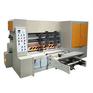 Machine de découpe automatique de cartons ondulés pour boîtes à pizza avec alimentation par bords avant - Product Image 1