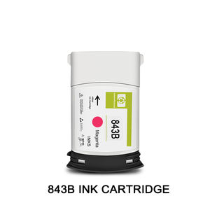 Cartucho de Tinta Compatible con <span class=keywords><strong>HP</strong></span> 4000 4100 <span class=keywords><strong>4500</strong></span> 5000 5100, 400ML, Nuevo, de Página Completa XL, 843B, Cuatro Colores - Product Image 4