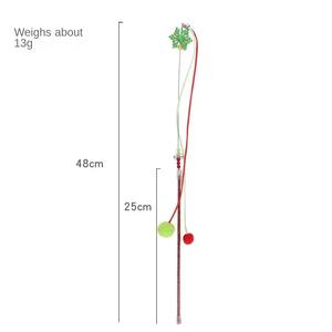 Offre Spéciale interactif écologique jouet pour animaux de compagnie baguette de chat de Noël petit attrape-tête intérieur pour exercice amusant - Product Image 6