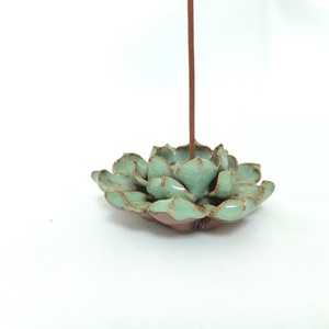 Quemador de Incienso Redondo de Madera al por Mayor con Sándalo para Aroma de Loto y Rosa, para Decoración del Hogar y Uso Religioso, Material de Semillas - Product Image 3