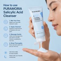 Nettoyant Visage Anti-Acné à l'Acide Salicylique Marque Blanche avec Zinc PCA et Panthénol pour le Contrôle du Sébum