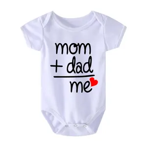 Free sample 3M 6M 9M 12M 18M 24M cotton baby clothes pajamas plain 100% cotton summer new born boy girl short long sleeve romper