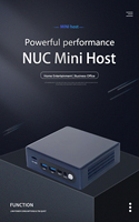 Mini PC Ultra Compact N100 avec 32 Go de RAM DDR4, double affichage 4K, Windows 10/11, ordinateur de bureau industriel pour prises US, CN, AU, EU, JP, UK