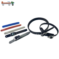 Boucles de fixation durables Sunmate en acier inoxydable pour cordes de planche à ski longue, fixation de cheville professionnelle, épaisseur 4 mm