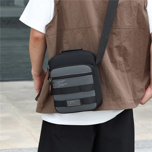 Men's Shoulder Bag Oxford Cloth Multi-Functional Business Travel Crossbody Bag Gray Black Blue Green - Product Image 1