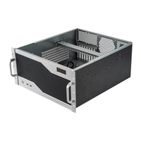 Boîtier de serveur 19 pouces 5U à montage en rack, profondeur réduite de 500 mm, avec 2 ventilateurs 12025 et 8 emplacements PCIe pleine hauteur
