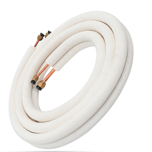 Harga grosir pabrik 1/4 + 3/8 gulungan pasangan terisolasi tabung pipa tembaga AC untuk Kit instalasi AC pipa tembaga - Product Image 6