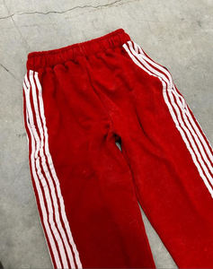 กางเกงวอร์มผ้าวูลผสมคอตตอน 100% ทรงหลวม ระบายอากาศได้ดี สไตล์ลำลอง สำหรับออกกำลังกาย ขาบาน มีเชือกผูกเอว ผลิตตามสั่งจากโรงงาน - Product Image 6