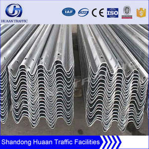 רכבת מחוזקת כביש פלדה מחוזקת עם רפלקטיבי רפלקטיבי, משטח מגולוון טבל חם לבטיחות בדרכים - Product Image 6