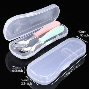 Boîte à couverts en plastique SUNSHING pour enfants, ensemble de fourchettes et cuillères pour tout-petits, étui à ustensiles, boîte à repas scolaire pour enfants - Product Image 3