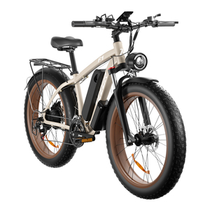 Bicicleta Eléctrica AWD de 1000W 48V con Neumáticos Anchos de 26 Pulgadas para Montaña y Nieve, Modelo F1 de Largo Alcance, Disponible en Almacén de EE. UU. - Product Image 1