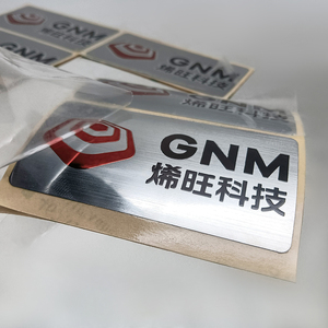 Chất Lượng Cao Nước Bằng Chứng Chuyển Sticker Quà Tặng Amiri Tùy Chỉnh Dính 3D Nhãn Kim Loại Dính Cá Nhân Đôi Nickel Nhãn - Product Image 1