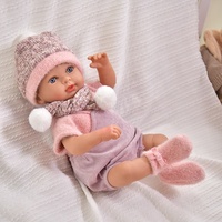 Poupées Bébé Reborn Musicales de Haute Qualité 45 cm, Poupées Réalistes en Silicone pour Filles, Jouets pour Enfants