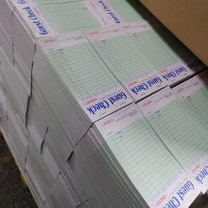 Llikexin Carnet de commandes personnalisé coloré 1 pli pour hôtel et restaurant avec 15 lignes de papier pour factures - Product Image 3