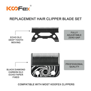 Koofex KF-0039เครื่องเล็มผมไฟฟ้า /usb, ใบมีดโกนหนวดเพชรสีดำ DLC ใบมีดคงที่ - Product Image 3