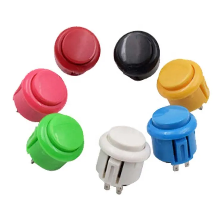 Boutons d'arcade Wintai-Tech Chine Bouton d'arcade 24mm Commutateur mx Fabricant Bouton d'arcade 24mm