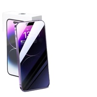 Film de protection en verre trempé 3D anti-casse et anti-rayures pour iPhone 18/15 Pro Max, protection intégrale anti-espion pour smartphone