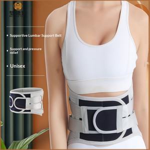 เข็มขัดพยุงเอวแบบเหล็กแผ่นคู่ รองรับแรงกดทับสองด้าน ทำจากไนลอน ปรับแต่งได้ สำหรับออกกำลังกาย ป้องกันกระดูกสันหลังและหมอนรองกระดูก - Product Image 1