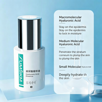 Sérum à l'acide hyaluronique végétalien en marque privée, hydratant, anti-âge, essence pour le visage, soin repulpant pour la peau, OEM