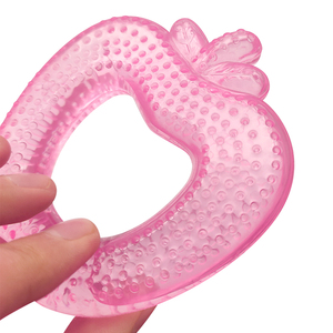 Jouet de dentition apaisant en forme de pomme, rempli d'eau, de qualité alimentaire, pour bébés, vente en gros - Product Image 5
