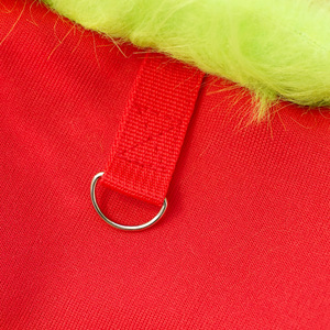 <span class=keywords><strong>Disfraz</strong></span> Navideño Plegable de Santa Claus para <span class=keywords><strong>Perro</strong></span> con Capucha y Ribete de Felpa Verde, Talla Pequeña/Mediana - Product Image 5