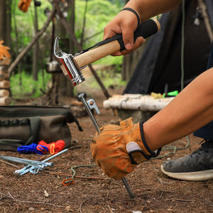 Estacas de Acero para Tiendas de Campaña de 40cm, Reforzadas y Extendidas, para Camping, Montañismo, Nieve y Playa - Product Image 3