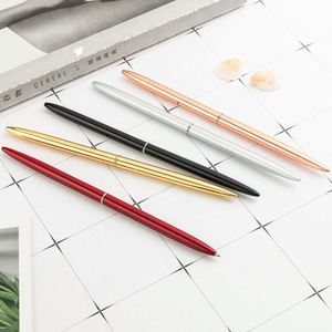Productos Más Vendidos Sin Pedido Mínimo, Bolígrafo Delgado Cromado Plateado, Dorado y Oro Rosa <span class=keywords><strong>para</strong></span> Regalo, Bolígrafo Delgado <span class=keywords><strong>para</strong></span> Hotel - Product Image 6