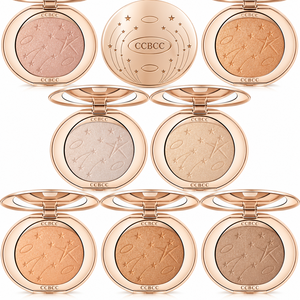 Poudre illuminatrice nacrée champagne, illuminateur multi-brillance pour le visage, illuminateur lumineux modulable - Product Image 3