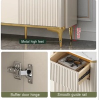 Buffet moderne de luxe pour salle à manger et cuisine, meuble en bois de style rustique pour la maison, à utiliser dans la chambre
