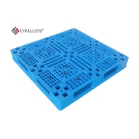 LYPALLETS Palette d'entrepôt robuste Plastico Six Runners Palette d'expédition et de stockage en entrepôt