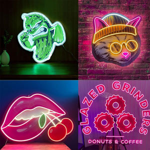 Enseigne lumineuse LED pour <span class=keywords><strong>magasin</strong></span> Logo d'entreprise Décoration murale néon Flex imprimé UV Décoration murale pour <span class=keywords><strong>magasin</strong></span> Publicité - Product Image 6