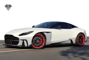 ชุดแต่งคาร์บอนไฟเบอร์แห้ง CDYKIT สำหรับ <span class=keywords><strong>Aston</strong></span> <span class=keywords><strong>Martin</strong></span> DB11 Convertible ปี <span class=keywords><strong>2017</strong></span>-  กันชนแบบคลิปออนพร้อมช่องสำหรับเซ็นเซอร์ช่วยจอด - Product Image 3