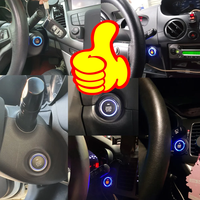 Alarme universelle APP pour voiture Système d'arrêt et de démarrage automatique Démarreur à distance avec bouton d'allumage du moteur pour kit d'entrée sans clé de voiture
