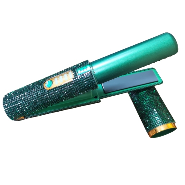 Verde con diamantes