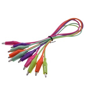 Popolare Set di 10 Cavi di Prova con Clip a Coccodrillo in Rame, 5 Colori, Cavi Jumper a Doppia Estremità - Product Image 6