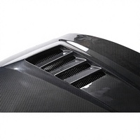 Capot moteur ventilé en fibre de carbone pour Honda Civic FD2 Type R 2007-2011 Style A