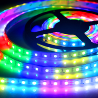 Adressable RGB DC12V 5050SMD RGB LED Bandes Étanche 60LEDs/m Bandes Haute Densité Lumière WS2811 LC8806 Bandes LED Dream-colour